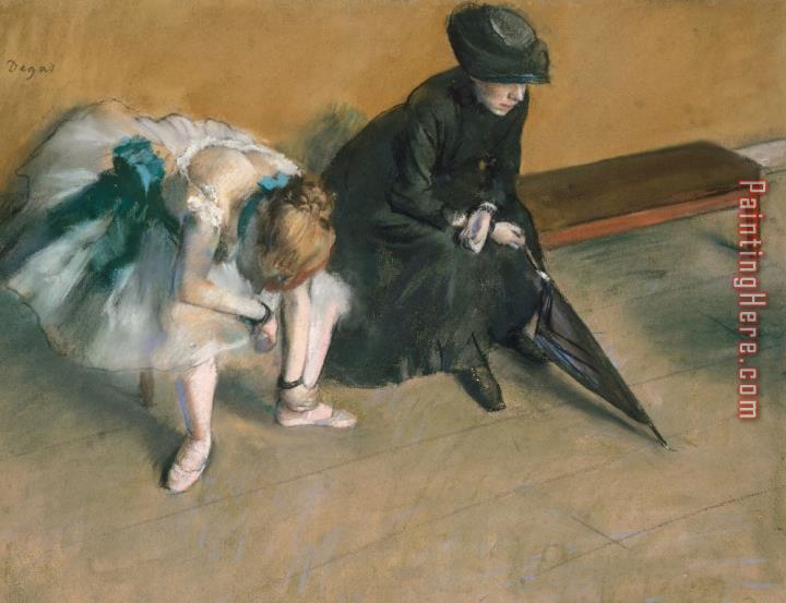 Edgar Degas Waiting Circa